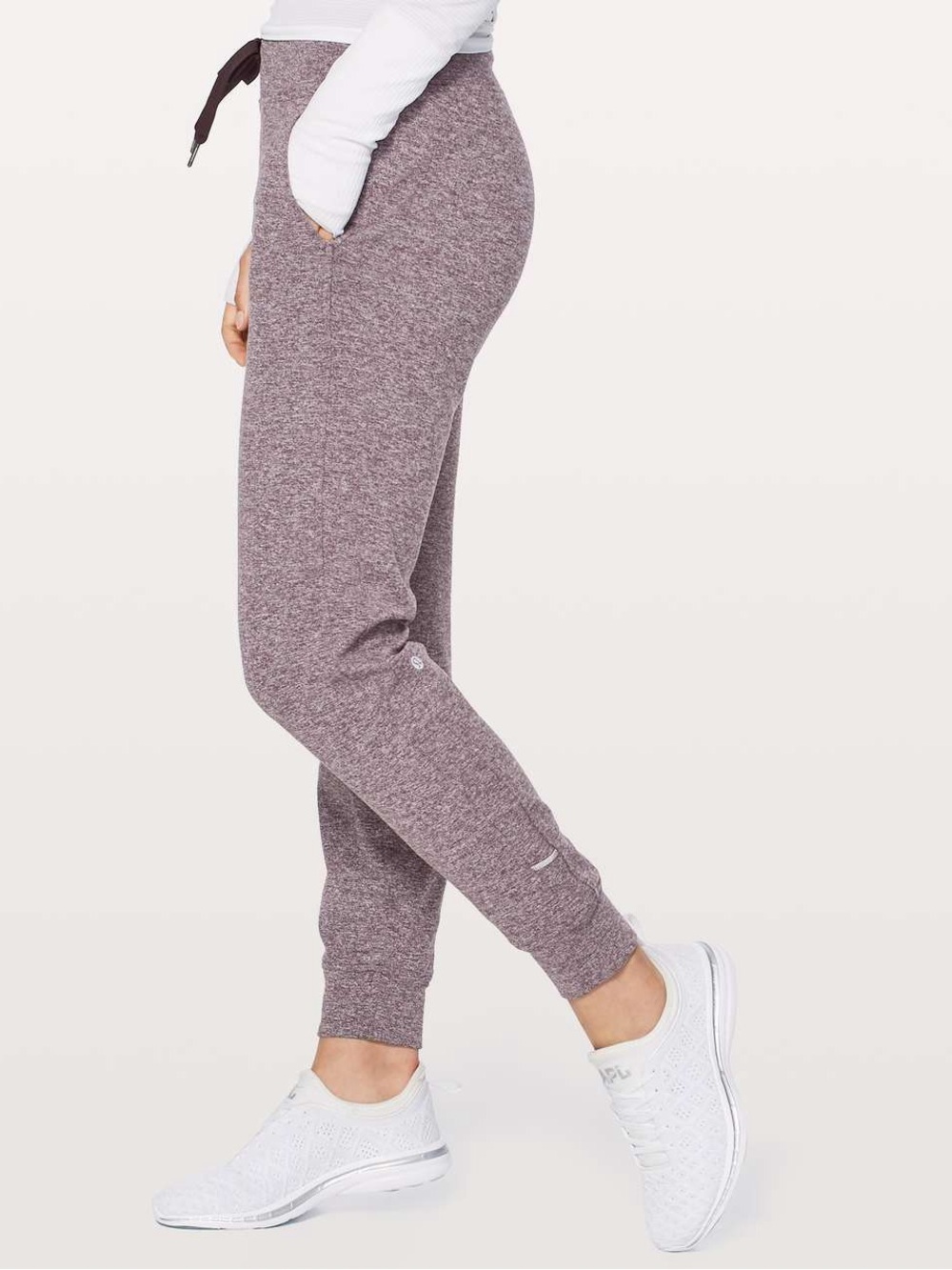 lululemon athletica Heathered Mauve Track Joggers